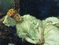 ルイザ・メルシ・ダルザントの肖像画 1890年 イリヤ・レーピン